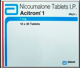 Acitrom 1mg Strip of 10 tablets